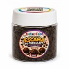 ESCAMA DE CHOCOLATE PRETO 80G