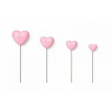 CORAÇÕES DECORATIVOS ROSA PACK 20 CORAÇÕES DECORATIVOS ROSA PACK 20