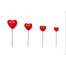 CORAÇÕES DECORATIVOS VERMELHOS PACK 20 CORAÇÕES DECORATIVOS VERMELHOS PACK 20