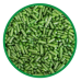 GRANULADO DE AÇÚCAR VERDE METALIZADO 80G