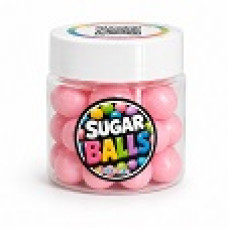 BOLAS DE AÇÚCAR ROSA PASTEL 14MM
