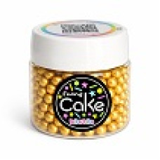 PÉROLAS OURO METALIZADAS 6MM 80G
