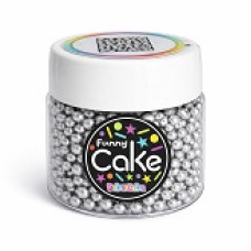 PÉROLAS PRATA METALIZADAS 6MM 80G
