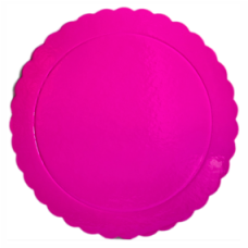 BASES PARA BOLOS FUCSIA 20CM