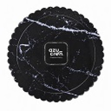 BASE PARA BOLO MÁRMORE PRETO E BRANCO 20CM BASE PARA BOLO MÁRMORE PRETO E BRANCO 20CM