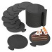 MINI BASES PARA BOLOS PRETAS COM 8CM PACK 50