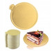 MINI BASES PARA BOLOS OURO COM 8CM PACK 50