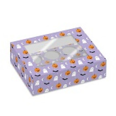 CAIXAS PARA 6 CUPCAKES HALLOWEEN PACK 2