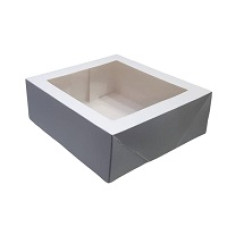 CAIXA PARA BOLO 20X20X9,5CM COM JANELA