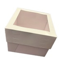 CAIXA PARA BOLO REGULÁVEL COM JANELA 25X25X15 A 31CM