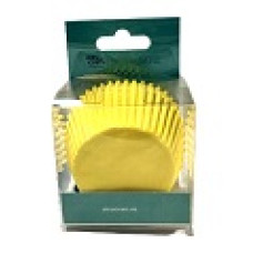 CÁPSULAS PARA CUPCAKES AMARELAS PACK 50