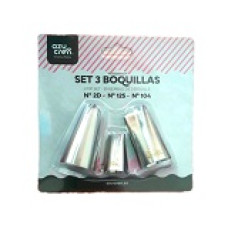 BOQUILHAS FLORES Nº2D, Nº125 E Nº104 PACK 3
