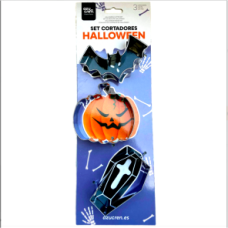 CORTADORES HALLOWEEN PACK 3 AZUCREN