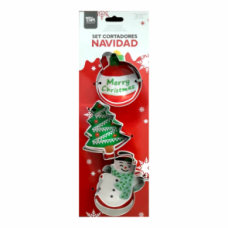 CORTADORES NATAL PACK 3 AZUCREN